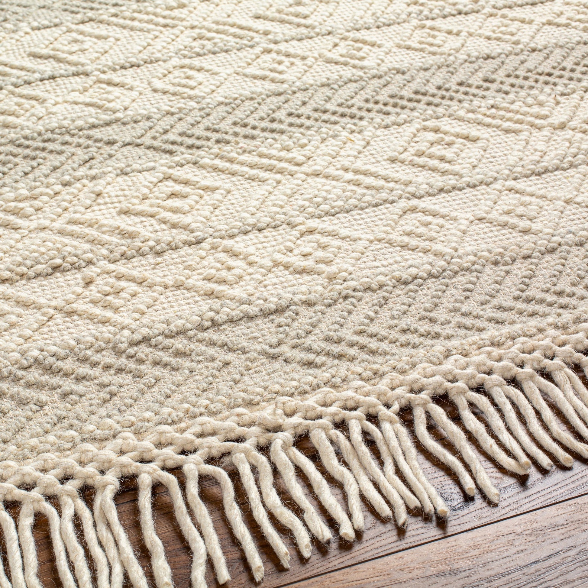 Hemingway Rug - 31316 by Livabliss in ivory, beige. Made from 60% wool, 40% polyester in a unique style.
