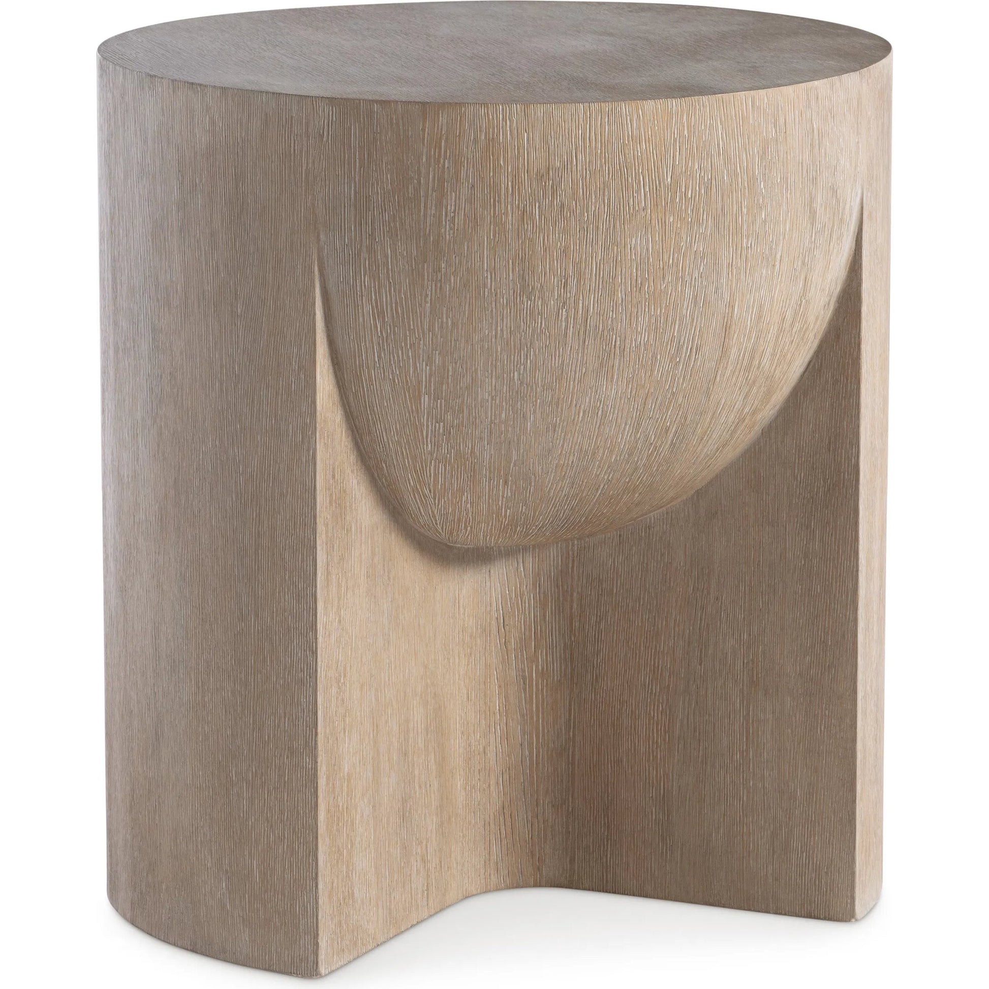 Loggia 22" Side Table by Bernhardt in aria. Made from wood, resin in a transitional style.