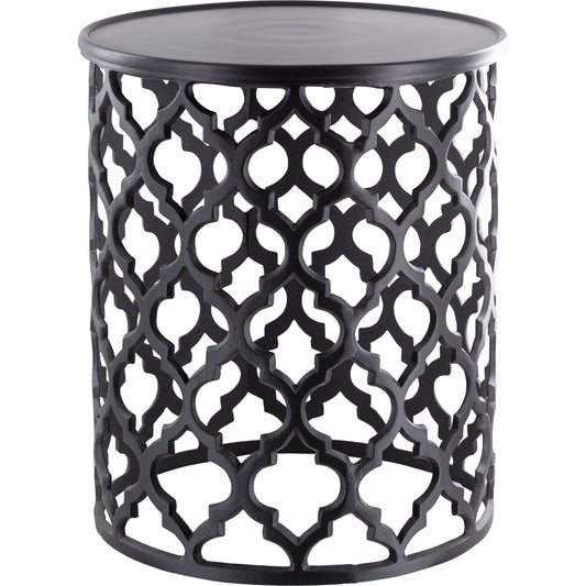 Hammett - 18543 by Surya in gold and powder coatedglazed. Made from top: aluminum, base: 100% aluminum in a eclectic & global style.