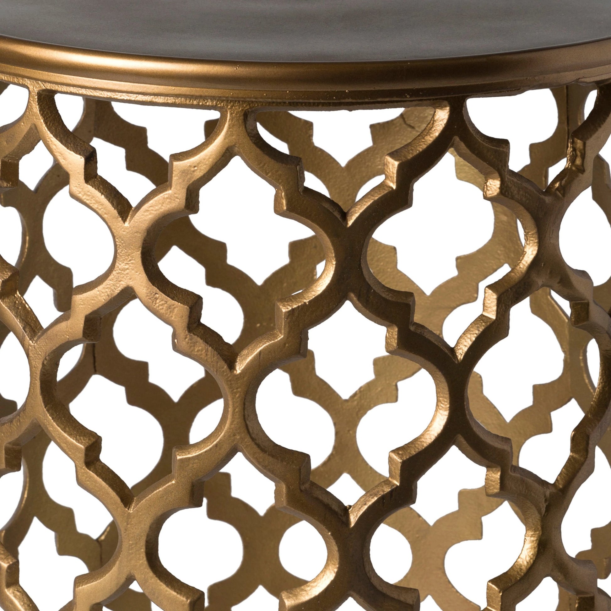 Hammett - 18543 by Surya in gold and powder coatedglazed. Made from top: aluminum, base: 100% aluminum in a eclectic & global style.