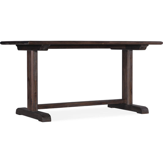 Commerce & Market Beam Desk by Hooker Furniture in dark wood. Made from acacia solids in a transitional style.