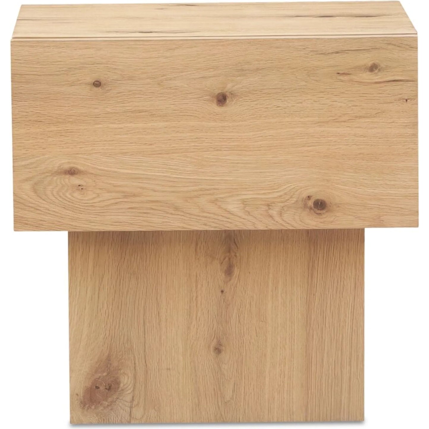 000 SI-2527893 | Additional Silo | Shawn Nightstand by Moe's Home Collection in natural. Made from top, side, drawer head mdf, rustic oak 1mm veneer, pine wood, oak veneer 0.6mm, adjustable glide in a unique style.