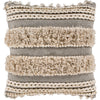 Taupe, Cream / Down Feather / 18" x 18"