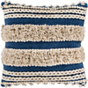Navy, Cream / Down Feather / 18" x 18"