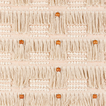 Helena - 29505 by Surya in dusty coral, light beige. Made from 100% cotton, 100% wood in a eclectic & global style.