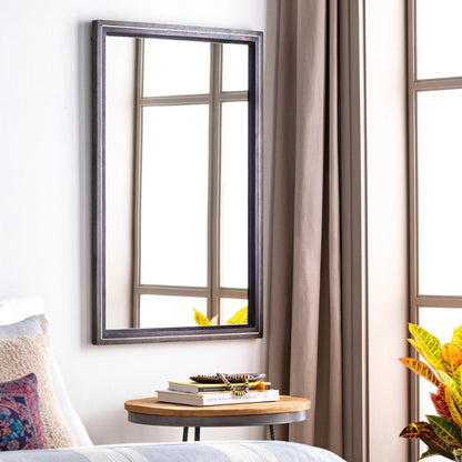 Hanover - 27418 by Surya in gray and distressed,inlaid. Made from metal, wood, manufactured wood in a traditional style.