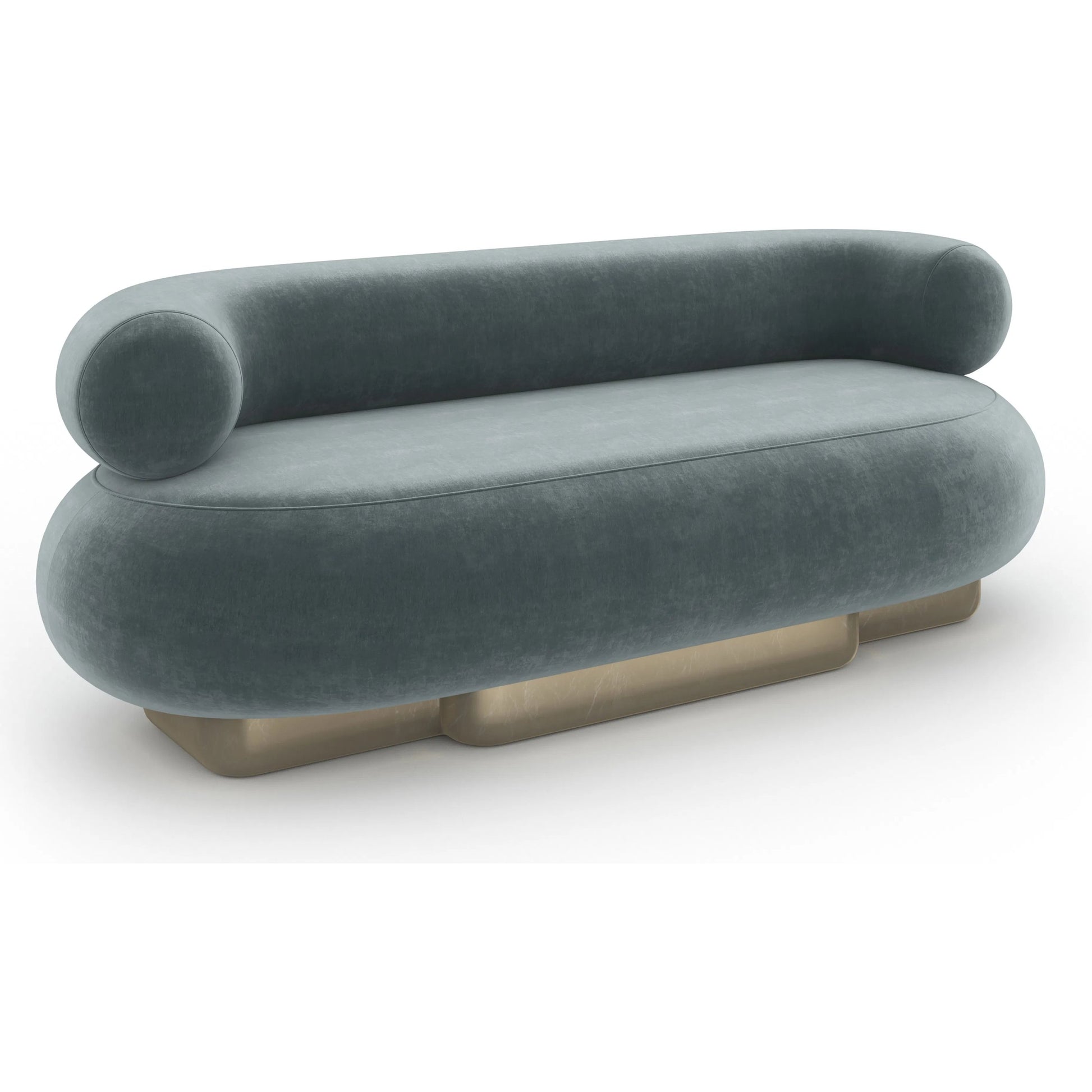 Lagoon Sofa by Caracole in peacock and oracle. Made from unique in a eclectic & global style.