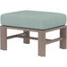 Laguna Outdoor Ottoman by Sunset West in browns. Made from aluminum in a modern style.