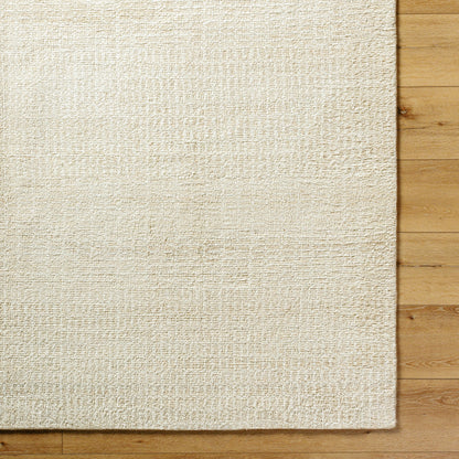 Hoffenheim Rug - 529119 by Surya in light silver, pearl. Made from wool, nylon in a unique style.