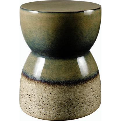 Hourglass End Table - 538670 by Surya in glazedglazed. Made from ceramic in a modern style.