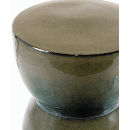 Hourglass End Table - 538670 by Surya in glazedglazed. Made from ceramic in a modern style.