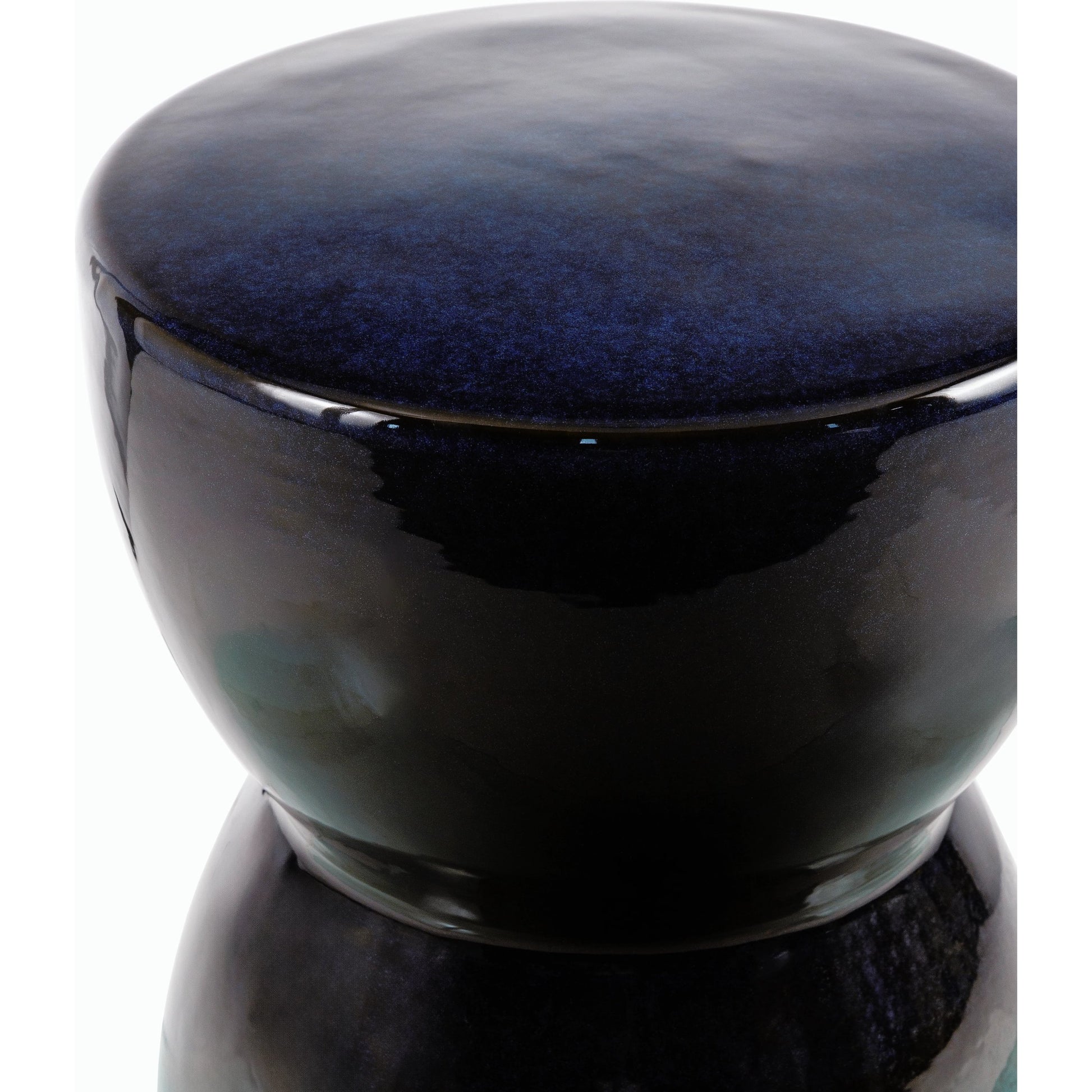 Hourglass End Table - 538670 by Surya in glazedglazed. Made from ceramic in a modern style.