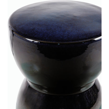Hourglass End Table - 538670 by Surya in glazedglazed. Made from ceramic in a modern style.