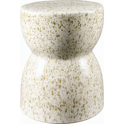 Hourglass End Table - 538670 by Surya in glazedglazed. Made from ceramic in a modern style.