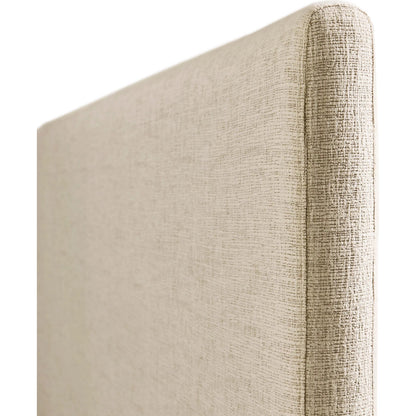 Stone Ridge Upholstered Bed by Jonathan Charles in tully light acacia. Made from unique in a transitional style.