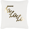 Ivory, Metallic Gold / Down Feather