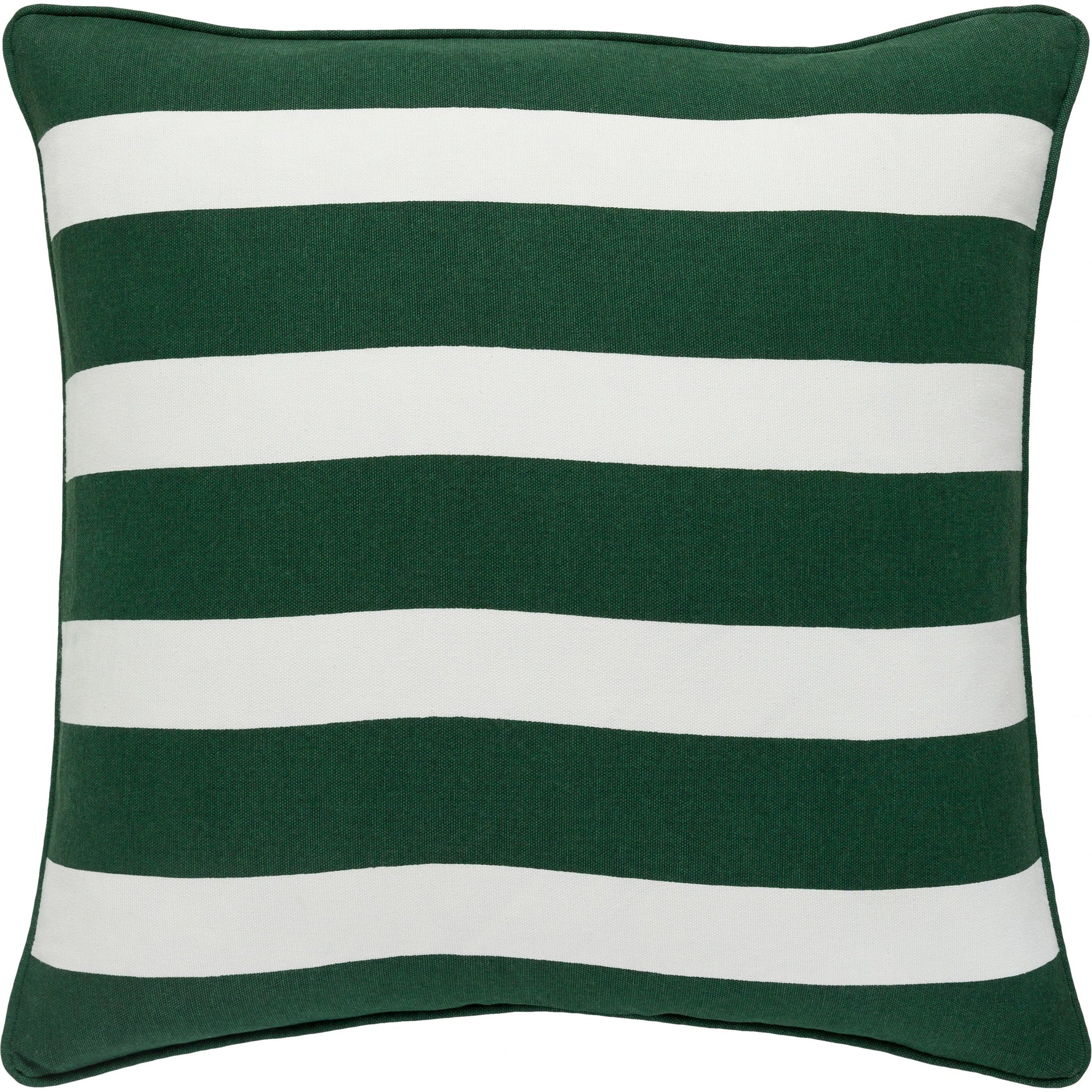 Holiday Pillow - 27003 by Surya in dark green, ivory. Made from 100% cotton in a modern style.