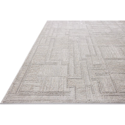 Hollis HOL-01 Rug by Loloi in grey, ivory. Made from 100% polyester in a unique style.