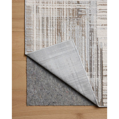 Hollis HOL-02 Rug by Loloi in pebble, ivory. Made from 100% polyester in a unique style.