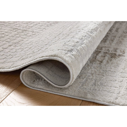 Hollis HOL-03 Rug by Loloi in ivory, stone. Made from 100% polyester in a unique style.