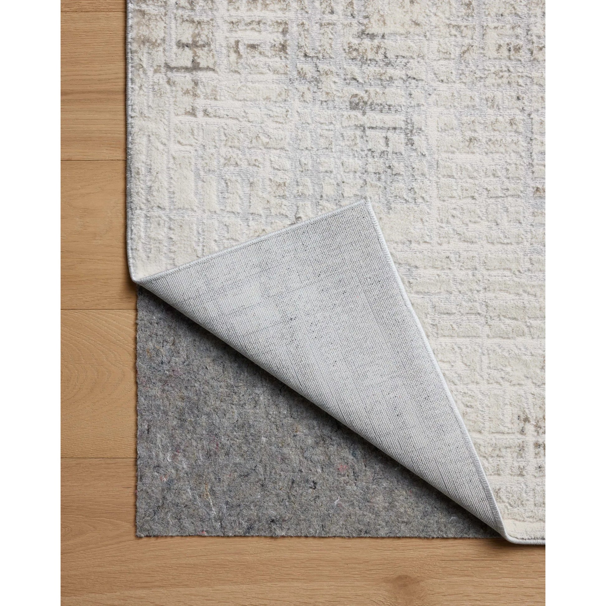 Hollis HOL-03 Rug by Loloi in ivory, stone. Made from 100% polyester in a unique style.