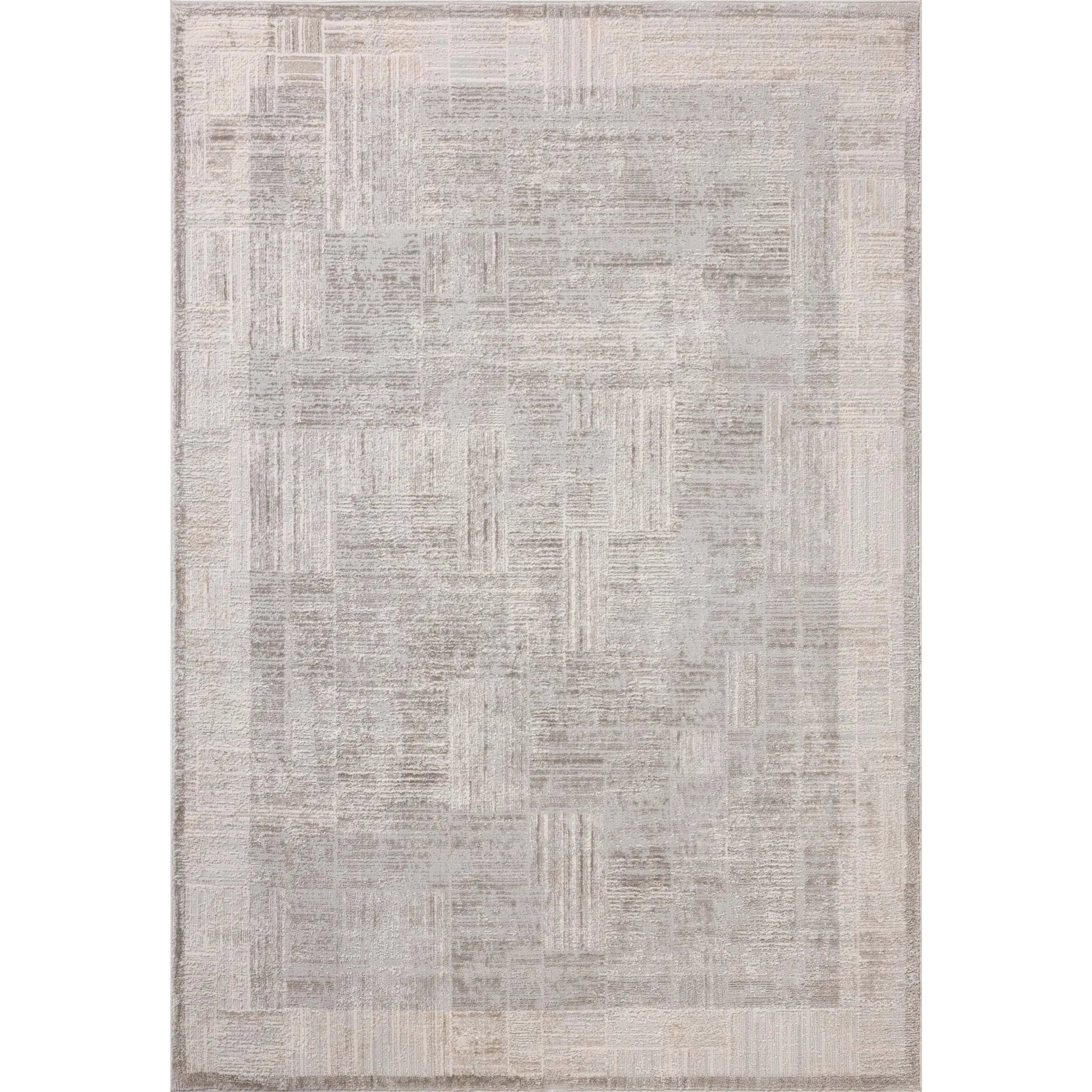 Hollis HOL-04 Rug by Loloi in smoke, mist. Made from 100% polyester in a unique style.