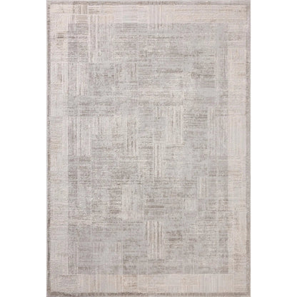 Hollis HOL-04 Rug by Loloi in smoke, mist. Made from 100% polyester in a unique style.