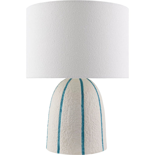 Hombori Accent Table Lamp by Livabliss in painted. Made from ceramic, iron, linen, polyester in a transitional style.