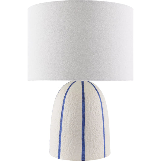 Hombori Accent Table Lamp by Livabliss in painted. Made from ceramic, iron, linen, polyester in a transitional style.