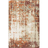Orange, Rust, Dark Brown, Dusty Sage, Beige, Ivory / 2' x 3'