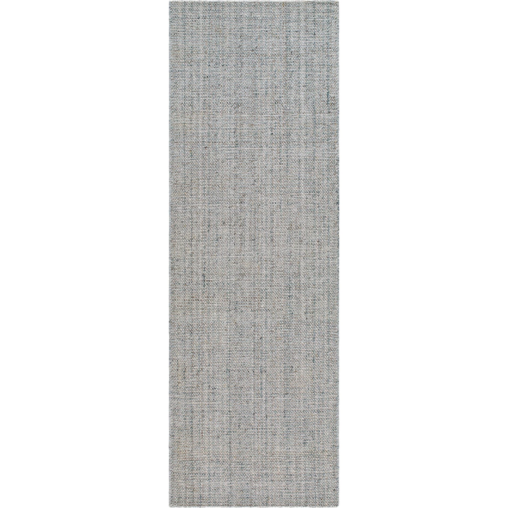 Hope Rug - 32227 by Surya in white, light blue, light slate. Made from 100% recycled pet yarn in a unique style.