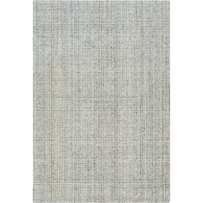 Hope Rug - 32227 by Surya in white, light blue, light slate. Made from 100% recycled pet yarn in a unique style.