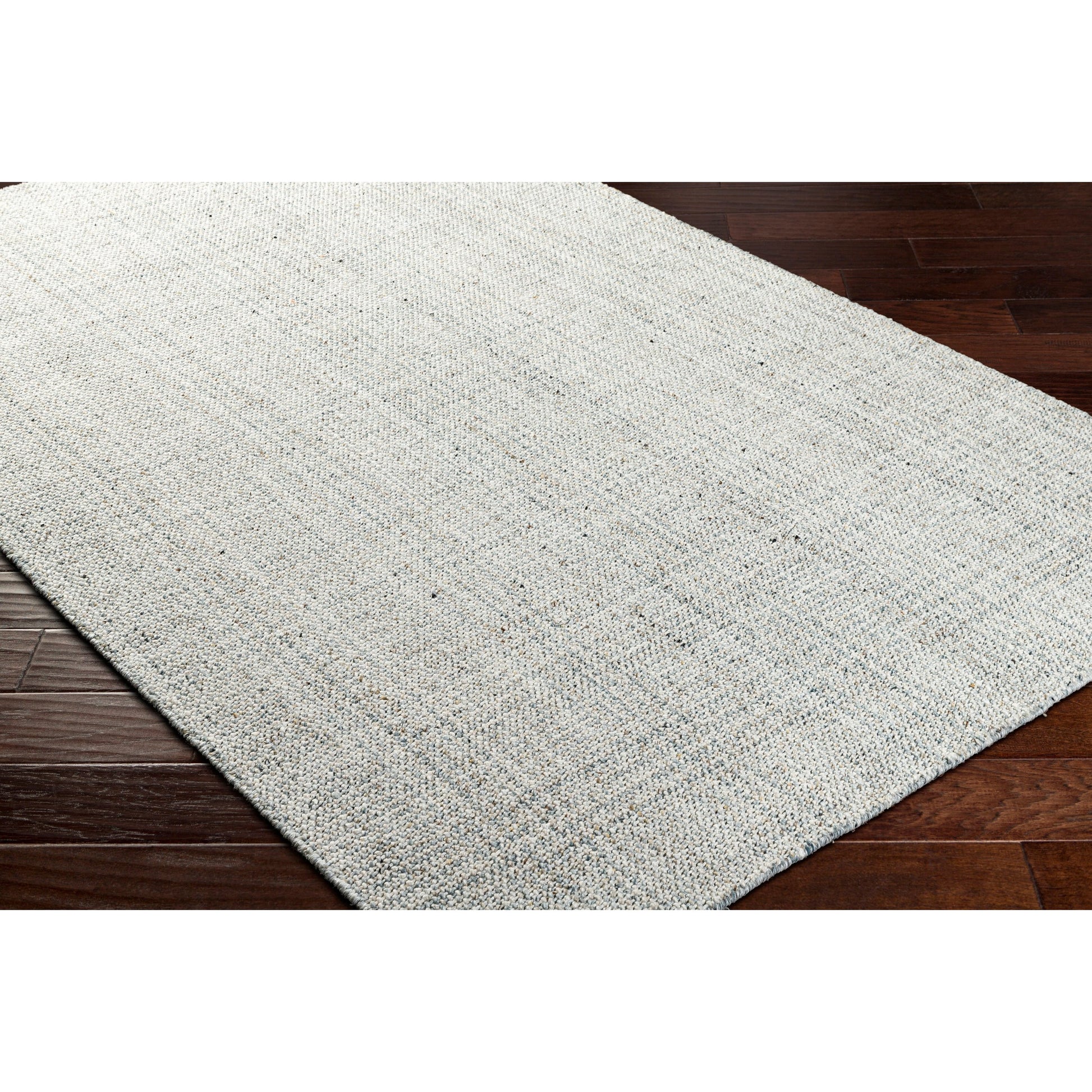 Hope Rug - 32227 by Surya in white, light blue, light slate. Made from 100% recycled pet yarn in a unique style.