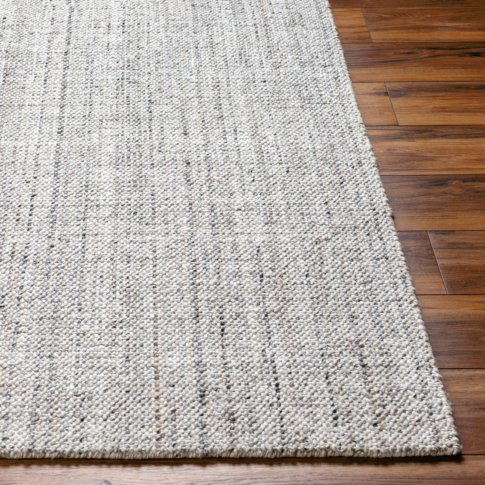 Hope Rug - 32228 by Surya in white, gray, light slate. Made from 100% recycled pet yarn in a unique style.