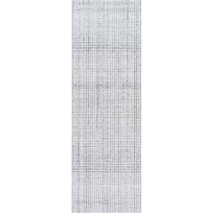 Hope Rug - 33283 by Surya in white, gray, light slate. Made from recycled pet yarn in a unique style.