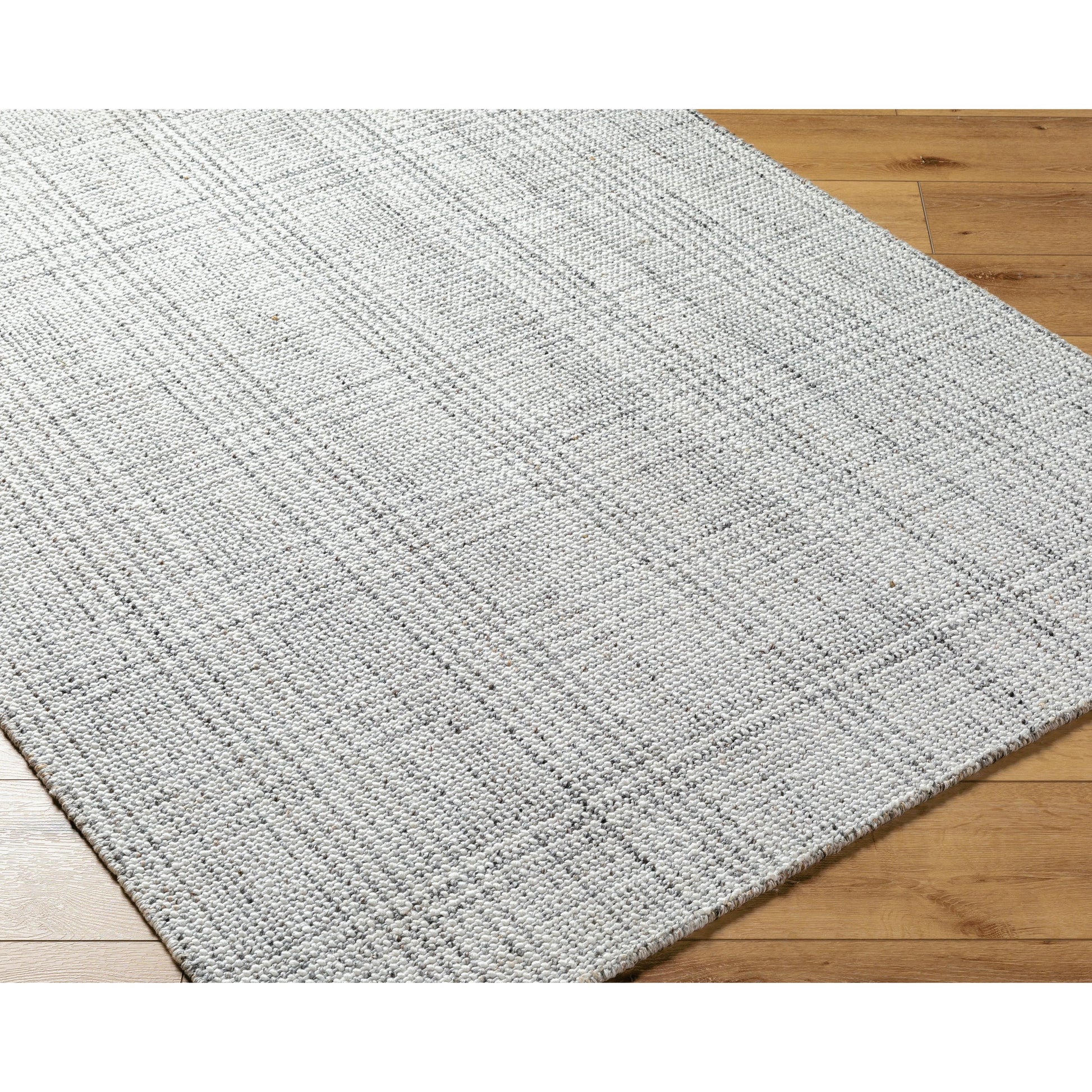 Hope Rug - 33283 by Surya in white, gray, light slate. Made from recycled pet yarn in a unique style.