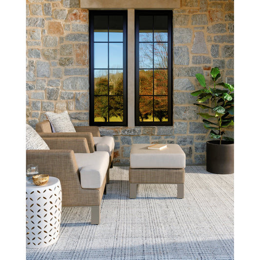 Hope Rug - 33283 by Surya in white, gray, light slate. Made from recycled pet yarn in a unique style.