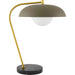 Hordio Accent Table Lamp by Surya. Made from steel, marble, glass in a modern style.