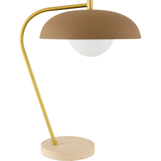 Hordio Accent Table Lamp by Surya. Made from steel, marble, glass in a modern style.
