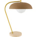 Hordio Accent Table Lamp by Surya. Made from steel, marble, glass in a modern style.