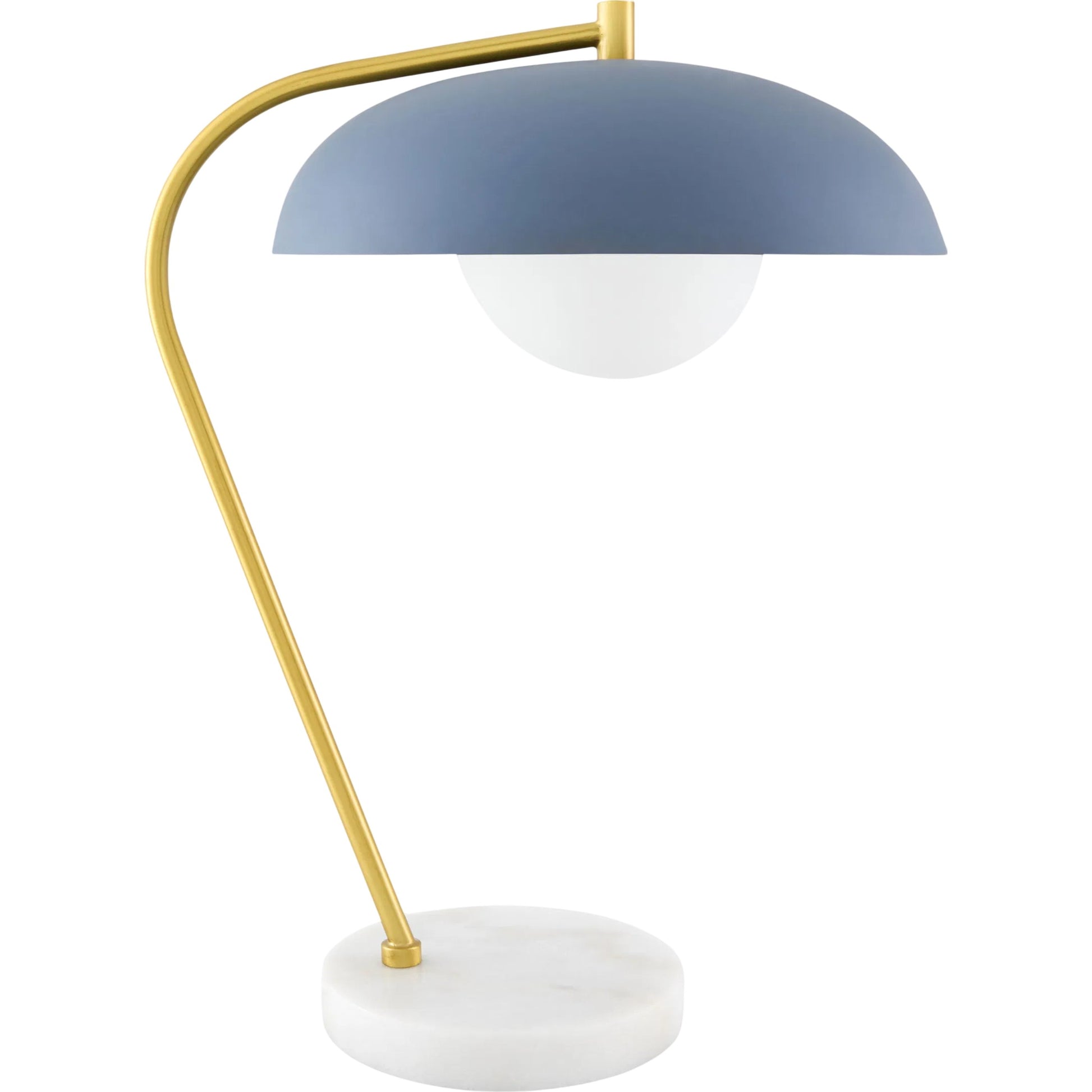 Hordio Accent Table Lamp by Surya. Made from steel, marble, glass in a modern style.