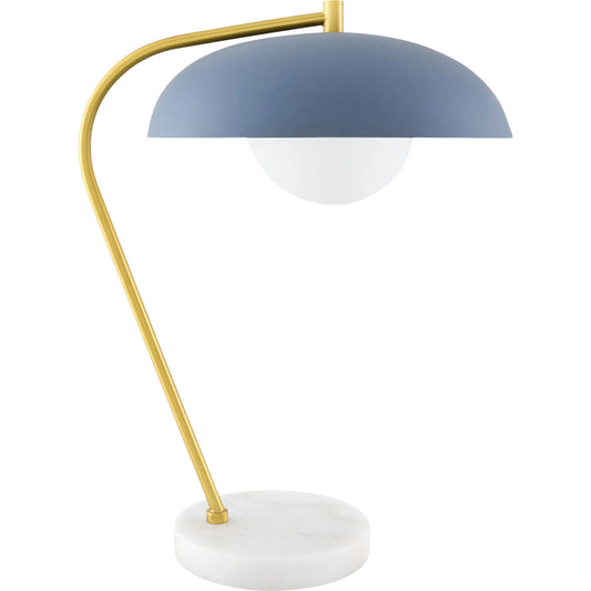 Hordio Accent Table Lamp by Surya. Made from steel, marble, glass in a modern style.