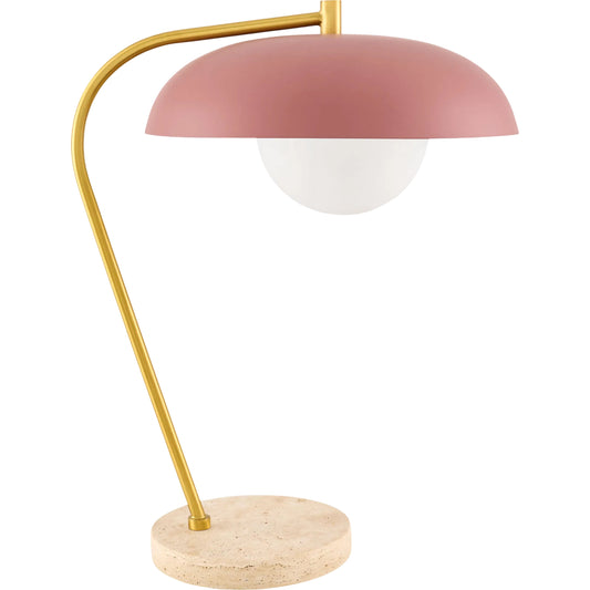 Hordio Accent Table Lamp by Surya. Made from steel, marble, glass in a modern style.