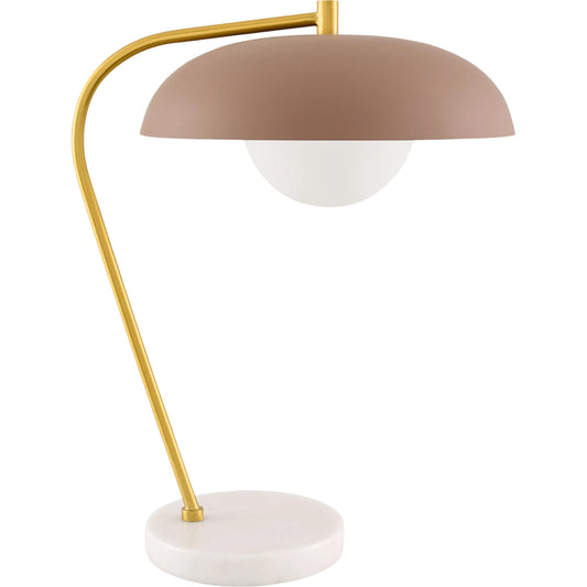 Hordio Accent Table Lamp by Surya. Made from steel, marble, glass in a modern style.