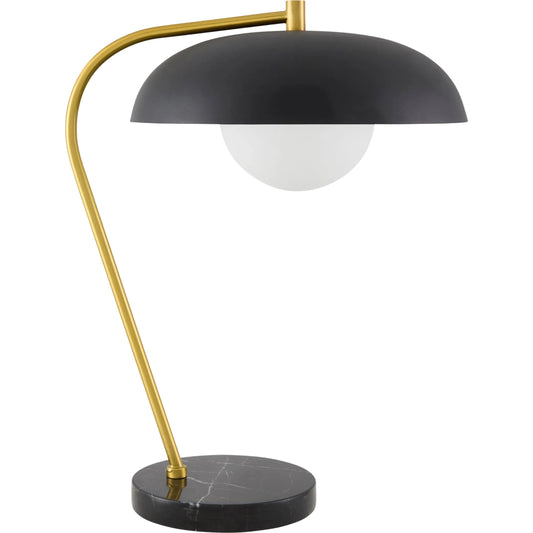 Hordio Accent Table Lamp by Surya. Made from steel, marble, glass in a modern style.