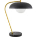 Hordio Accent Table Lamp by Surya. Made from steel, marble, glass in a modern style.