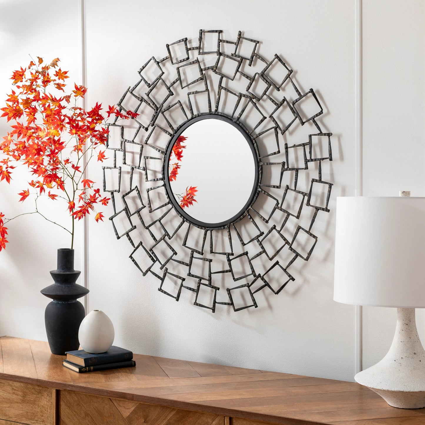 002 SI-1882657 | Lifestyle | Horus - 30917 by Surya in metallic bronze and powder coated. Made from metal in a modern style.