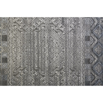 Payton Transitional Diamond Rug - 6495F by Feizy. Made from viscose, wool in a unique style.