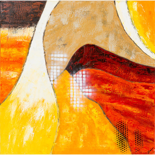 Wall Decor - 493809 by Surya in yellow. Made from main: canvas in a modern style.