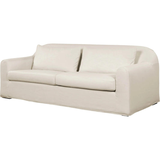 Harper Slipcover Sofa by LH Imports. Made from polyester, linen, feather, hr foam, dacron, pine, plywood, poplar, oak, rubberwood in a unique style.